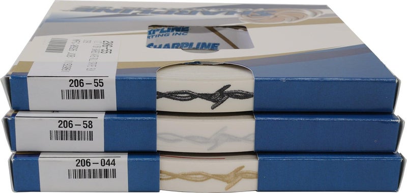 Sharpline Converting Sharpline 206 Barbed Wire Accent Stripe - 1/2" X 150' - 058 - Silver Metallic on Clear - Image 2